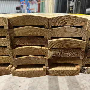 Treated Pine Double Lip Capping